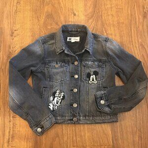 Disney Gap Kids black Jean Jacket